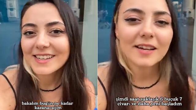 Belgrad'ta takı satarak geçirdiği bir gününü paylaştı! 3 saatte 50 Euro (1.848 TL) kazandı... Güzel işmiş