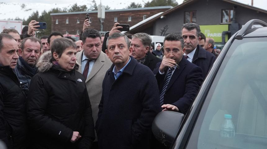 CHP Genel Başkanı Özel, Kartalkaya'da: "Bunun hesabını kim verecekse en ağır şekilde verecek"