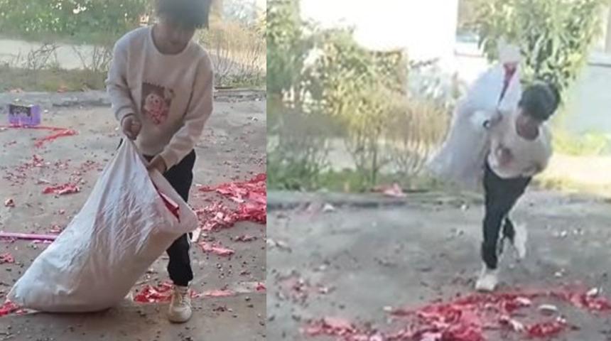 Kızı eve bir çuval dolu kırmızı zarfla geri döndü! Zarfların içinden çıkan para herkesi şaşkına çevirdi: "Sadece yarım günde kazandım"