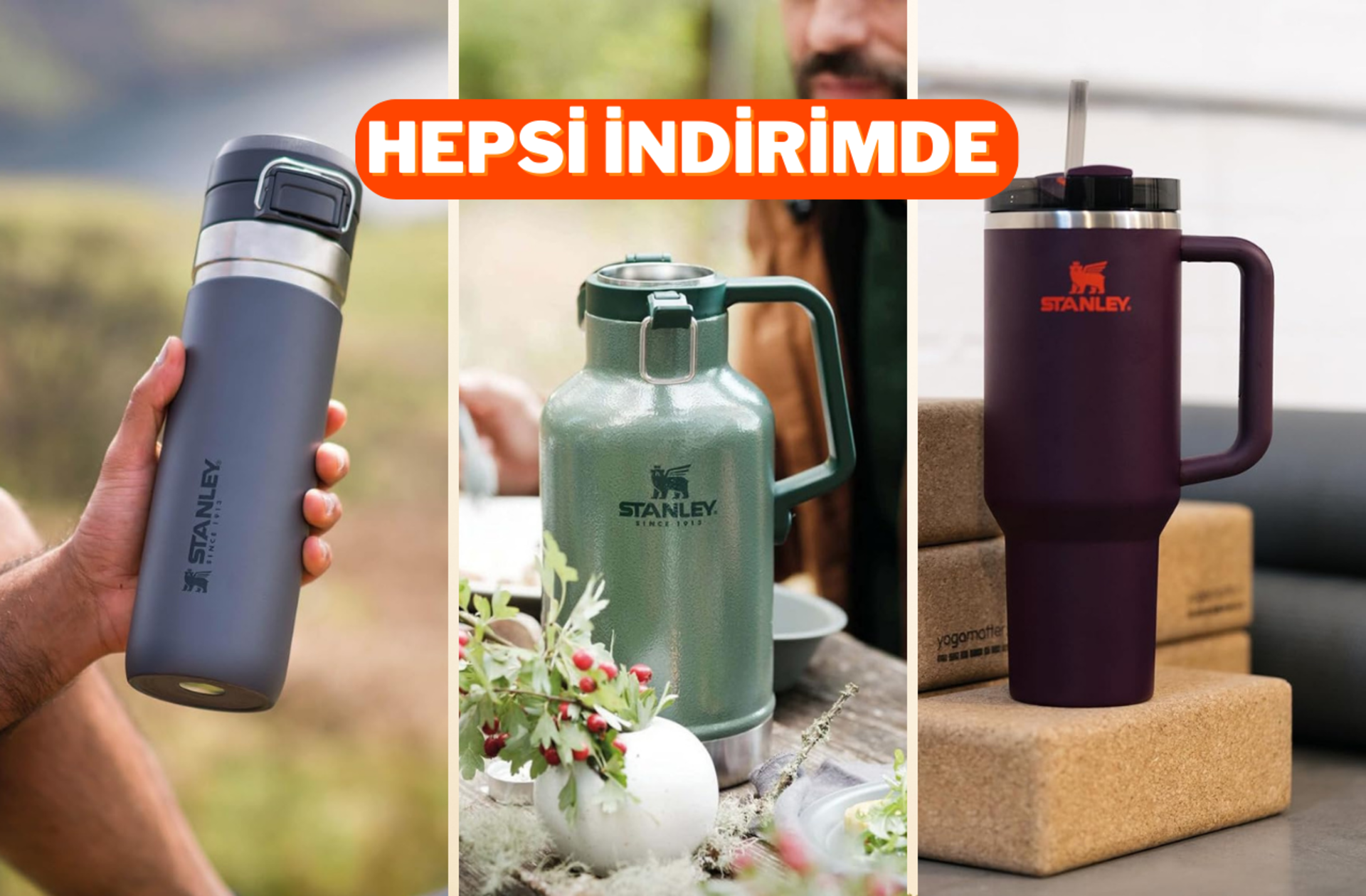 Stanley indirimi başladı! "Almakla ne iyi ettim!" diyeceğiniz o termoslar burada