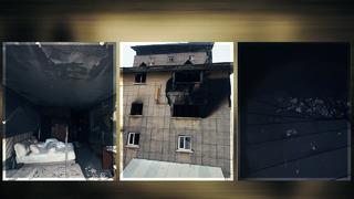 Herkesin dilindeki yangın merdiveni ilk kez görüntülendi; Grand Kartal Otel'in son hali içinizi karartacak