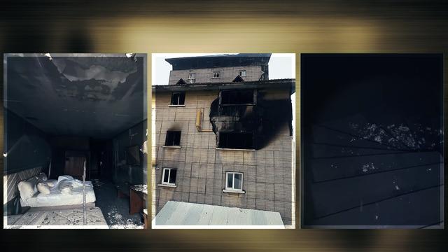 Herkesin dilindeki yangın merdiveni ilk kez görüntülendi; Grand Kartal Otel'in son hali içinizi karartacak