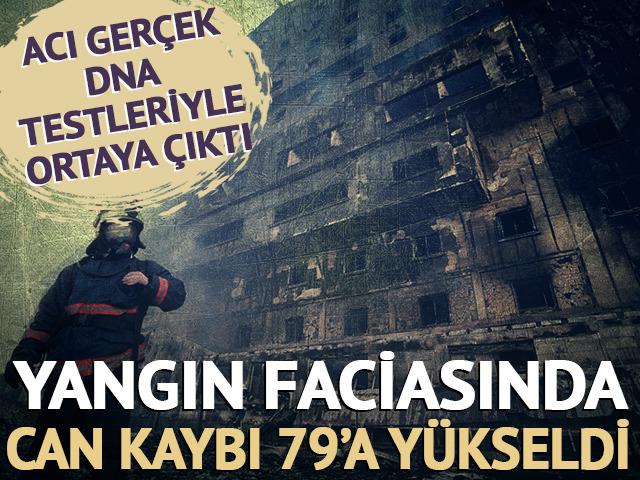 Bolu'daki yangın faciasında can kaybı 79'a yükseldi