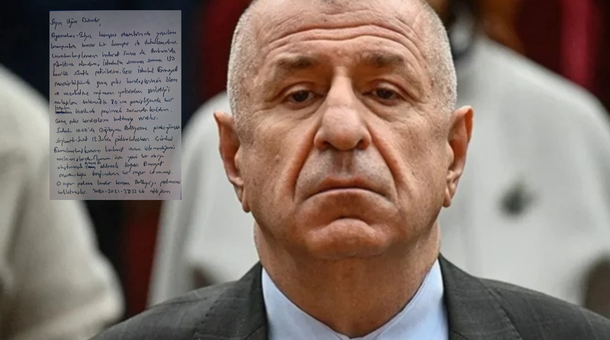 Ümit Özdağ cezaevinden mektup yazdı! Gözaltında yaşadıklarını anlattı: "İlk gecemi bir bank üzerinde geçirdim."