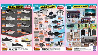 A101'e Camper ayakkabılar geliyor! İşte 23 Ocak 2025 A101 Aldın Aldın Kataloğu