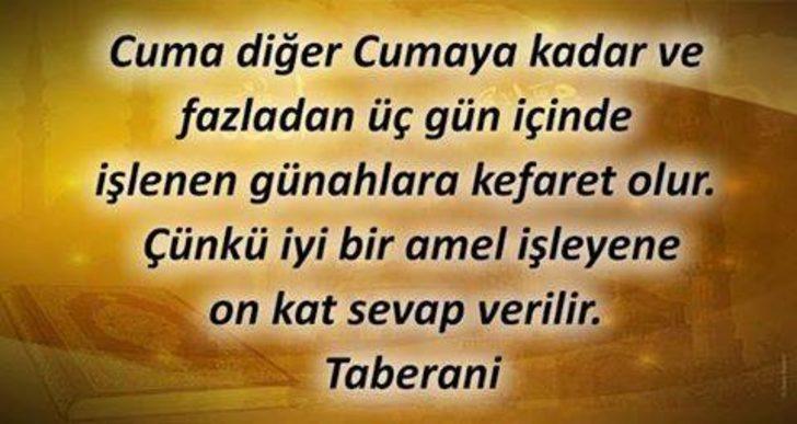 Cuma mesajları ile selamlaşın! İşte en güzel resimli Cuma mesajları 2018 G1