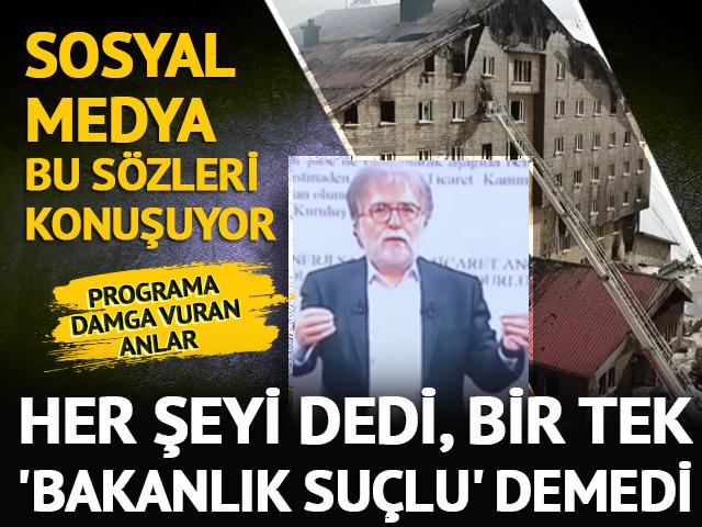 Her şeyi dedi bir tek 'Bakanlık suçlu' demedi