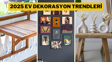 Evinize modern bir hava katacak dekoratif &uuml;r&uuml;nler listesi