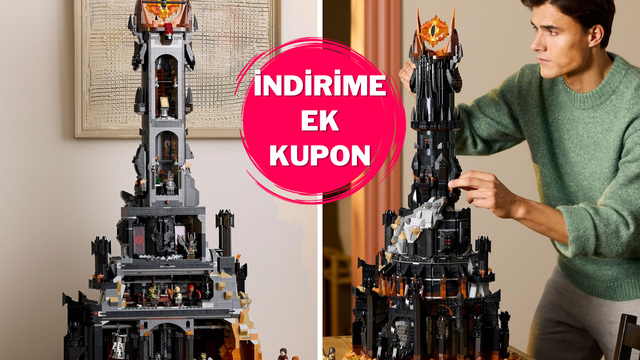 LEGO Icons serisinin en özel seti! Yüzüklerin Efendisi: Barad-dûr günün fırsat ürünü