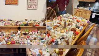 Vefat eden büyükannesinin 1150  parçadan oluşan tuzluk ve karabiberlik koleksiyonunu sergiledi! Tüm odaya yayıldı: Aklım başımdan gitti