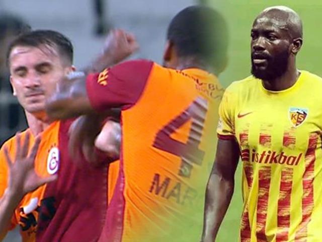 Süper Lig'de skandal olay! Kayserispor futbolcusu Bahoken, takım arkadaşına saldırdı, kırmızı kart gördü! Akıllara Kerem Aktürkoğu ve Marcao geldi...