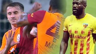 Süper Lig'de skandal olay! Kayserispor futbolcusu Bahoken, takım arkadaşına saldırdı, kırmızı kart gördü! Akıllara Kerem Aktürkoğu ve Marcao geldi...