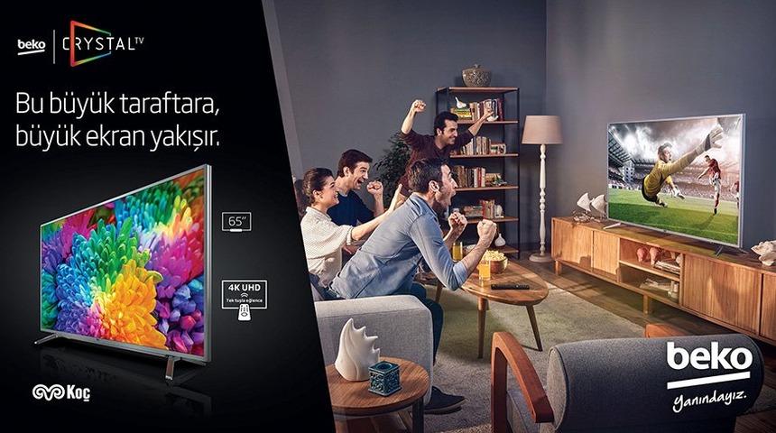 Beko Crystal TV serisi ile büyük ekran büyük keyif