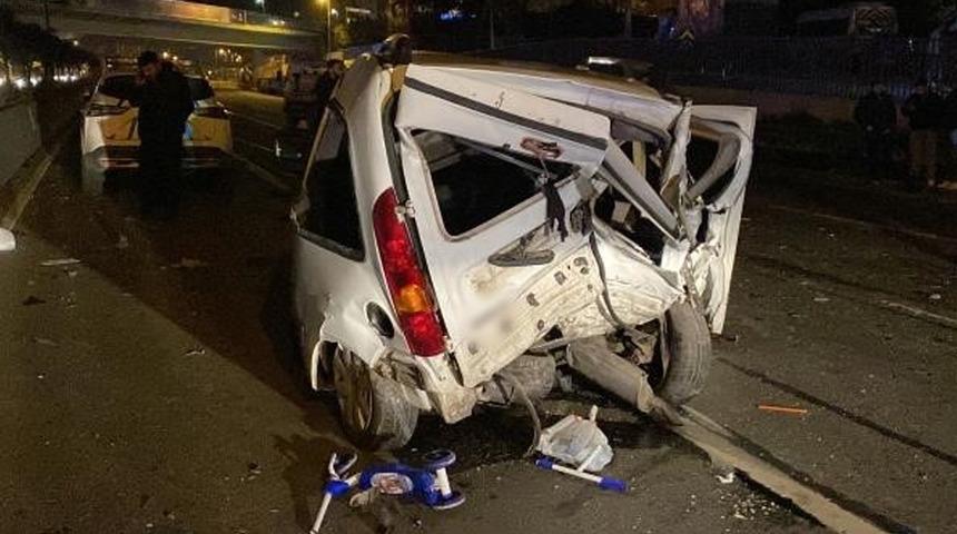 Esenler'de zincirleme kaza! 1 ölü 9 yaralı