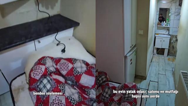 İstanbul'da 6 Bin TL'ye kiralanmak istenen evin içi gündem oldu! 'Midem bulandı' 