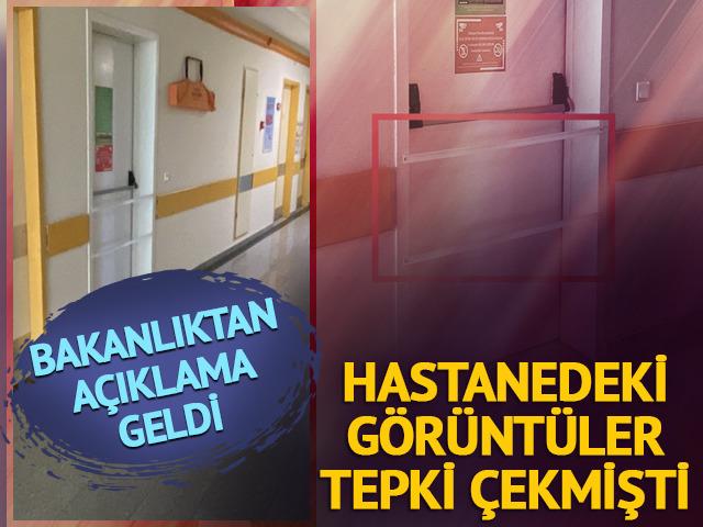 Hastanede sigara içilmesin diye yangın merdiveni kapıları kapatılmıştı! Görüntüler sonrası harekete geçildi