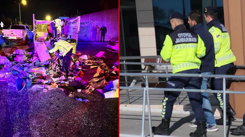 İzmir'de çöplerin arasında uyuşturucu bulundu! Şoför hemen gözaltına alındı