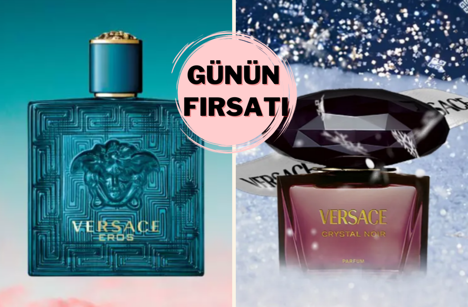 Versace'nin en sevilen parfümleri bugüne özel indirime girdi