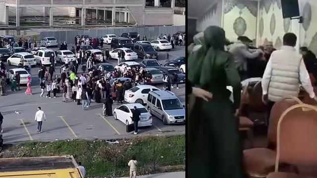 Düğünde takı töreni kavgası! Ortalık savaş alanına döndü; salonda başlayan kavga mahalleye taşındı