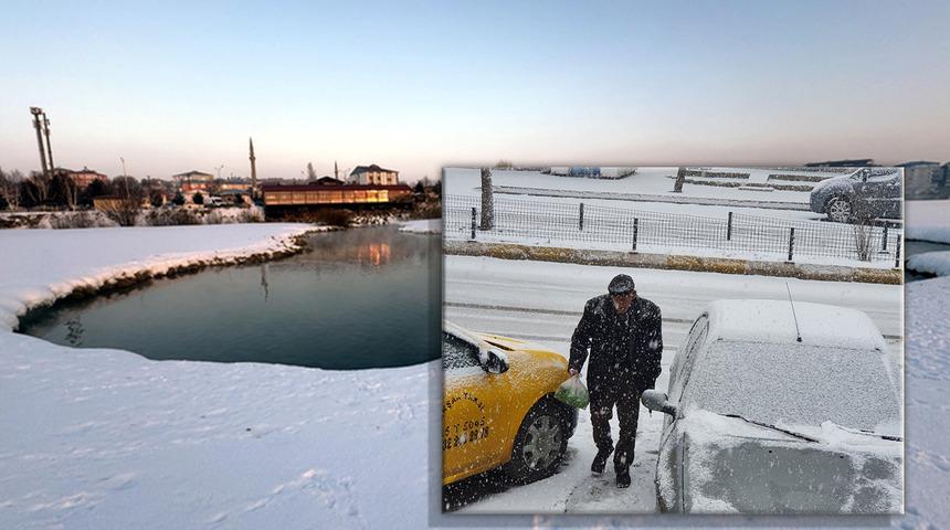 Beyaza büründüler: Doğu Anadolu'da kar yağışı etkisini sürdürüyor!