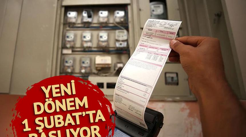 Elektrik faturası bin 50 TL üzerinde gelenler dikkat! 1 Şubat sonrası yeni dönem: Artık daha fazla para ödeyeceksiniz