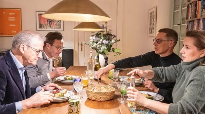 Trump'ı şoke eden fotoğraf! Yeni cephe mi açılacak: 4 ülke başbakanı akşam yemeğinde