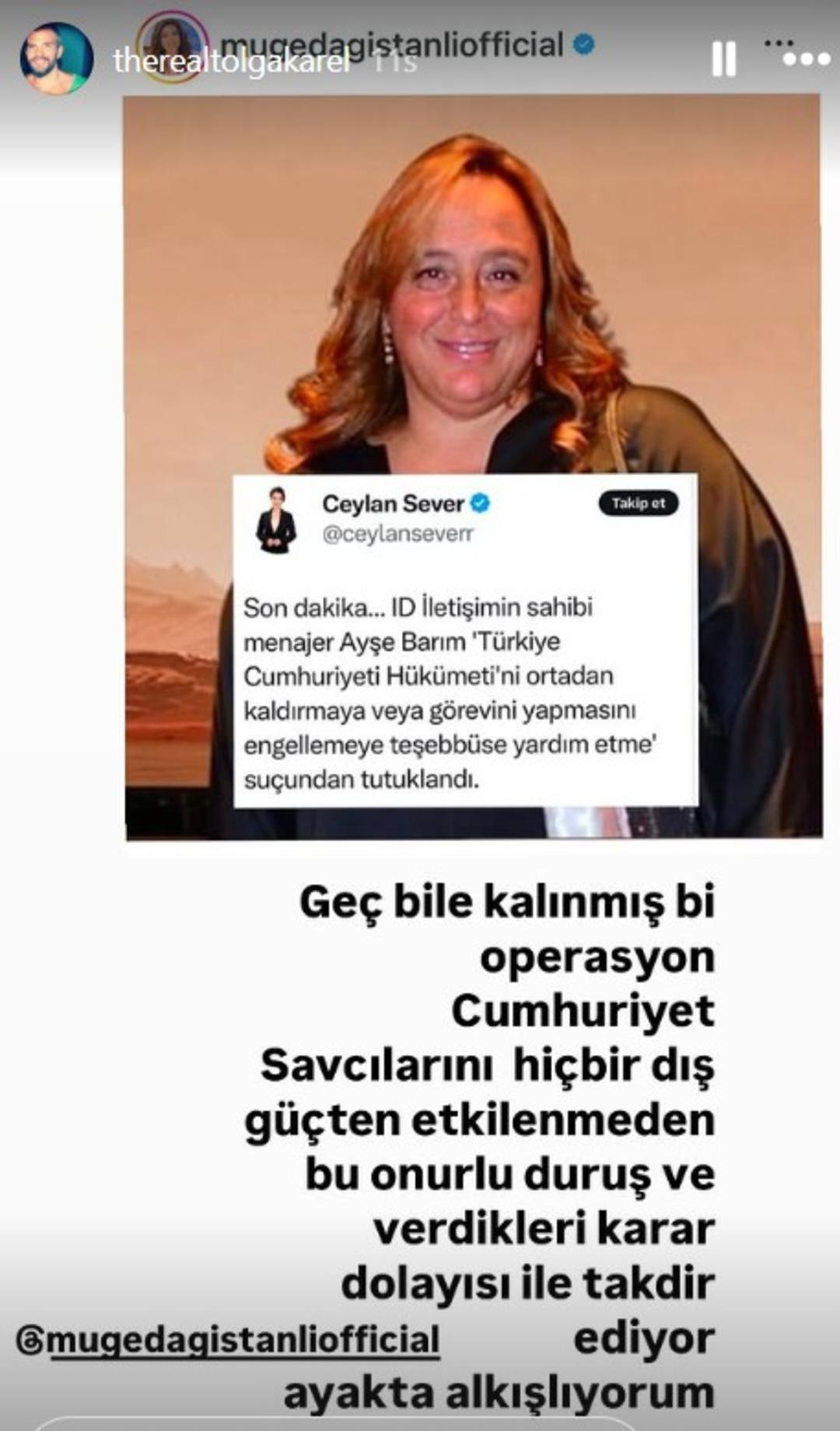 Türkiye yi terk edip TIR şoförü olmuştu! Ayşe Barım tutuklanınca Tolga Karel kendini tutamadı!  Ayakta alkışlıyorum   3