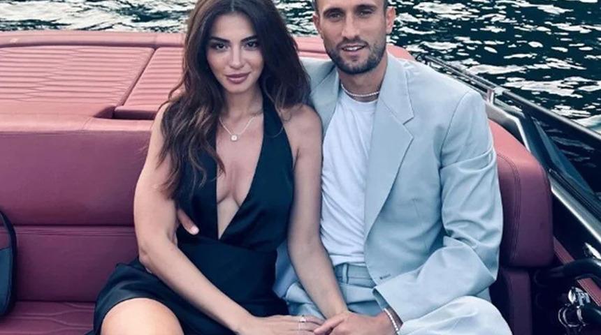 Melisa Aslı Pamuk'tan karnı burnunda pozlar! Yusuf Yazıcı ile poz verdi