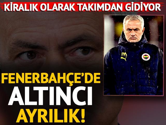 Jose Mourinho eline neşteri aldı bırakmıyor! Fenerbahçe'de altıncı ayrılık yaşandı