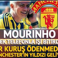 Jose Mourinho, Manchester United'a tek telefonla işi bitirdi! Milyon Euro'luk yıldız bedavaya geliyor