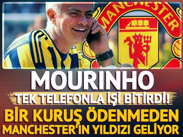 Jose Mourinho, Manchester United'a tek telefonla işi bitirdi! Milyon Euro'luk yıldız bedavaya geliyor