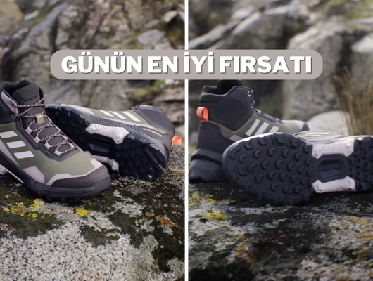 Kaymaz tabanlı, su geçirmez... Adidas Terrex ayakkabıda indirim