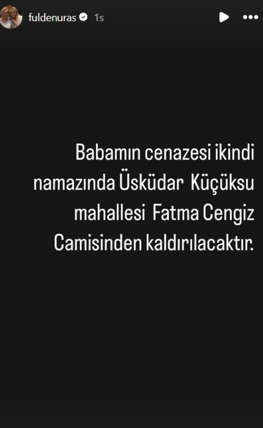 Fulden Uras ın acı günü! Babasını kaybetti 3