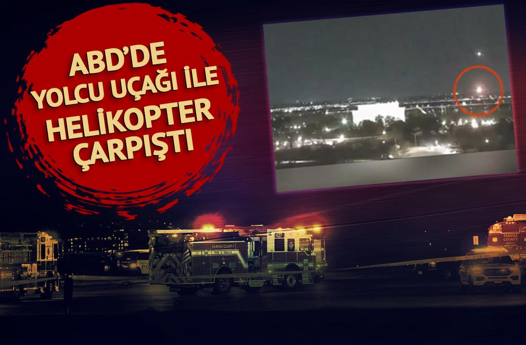 SON DAKİKA | ABD'de kabus gibi olay! U&ccedil;ak ile helikopter havada &ccedil;arpıştı... Potomac Nehri'ne d&uuml;şt&uuml;kleri an kamerada