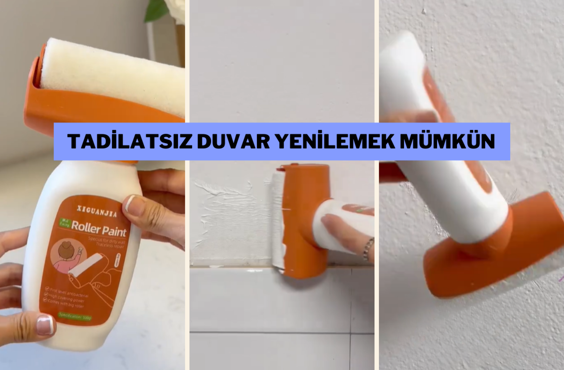 Duvar lekelerine pratik çözüm! İşte TikTok'ta viral olan o duvar boya kiti