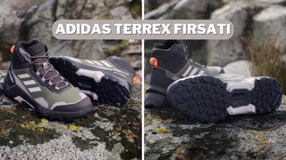 Kaymaz tabanlı, su geçirmez... Adidas Terrex Eastrail 2 Mid R.Rdy Yürüyüş Ayakkabısı indirime girdi