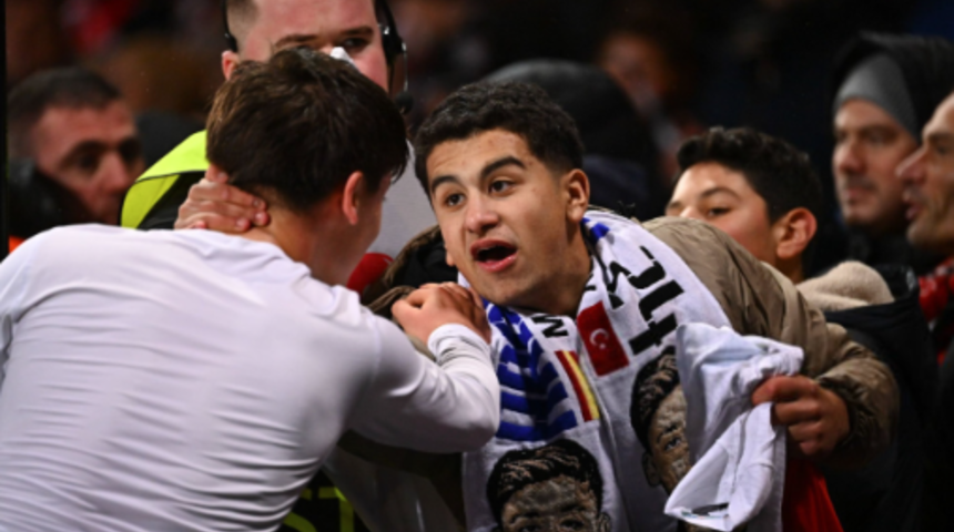 Türk taraftar Arda Güler'i bir anda ensesinden tuttu ve... Geceye damga vuran olay! Sözleri yayına yansıdı