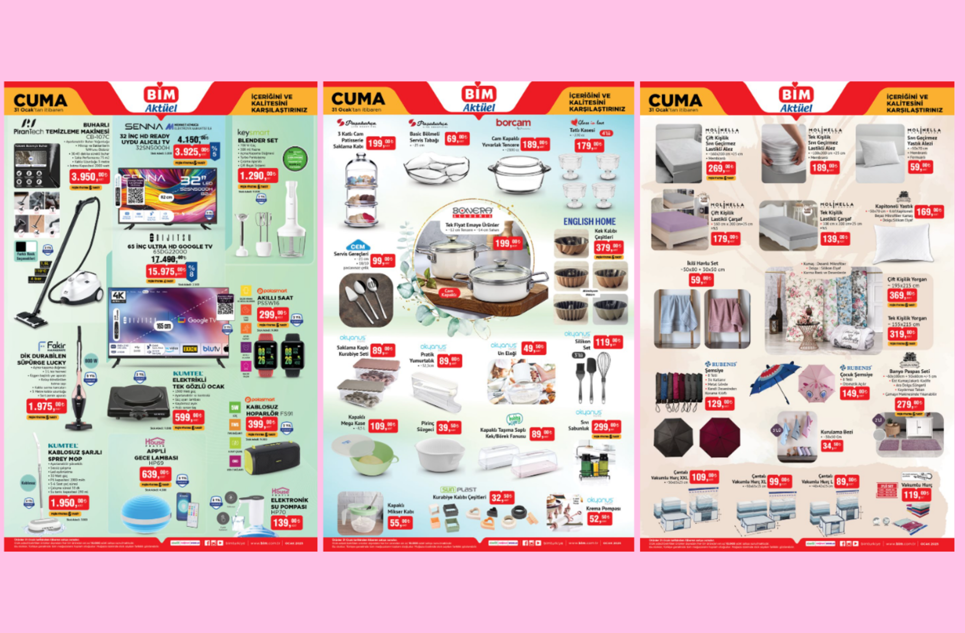 BİM'e Fakir Dikey Süpürge geliyor! 31 Ocak 2025 BİM Aktüel Kataloğu burada