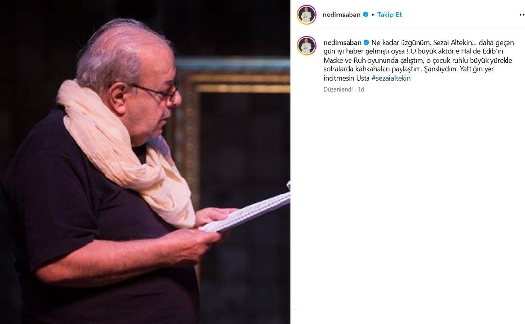 Sanat dünyasının acı kaybı! Sezai Altekin hayatını kaybetti 2