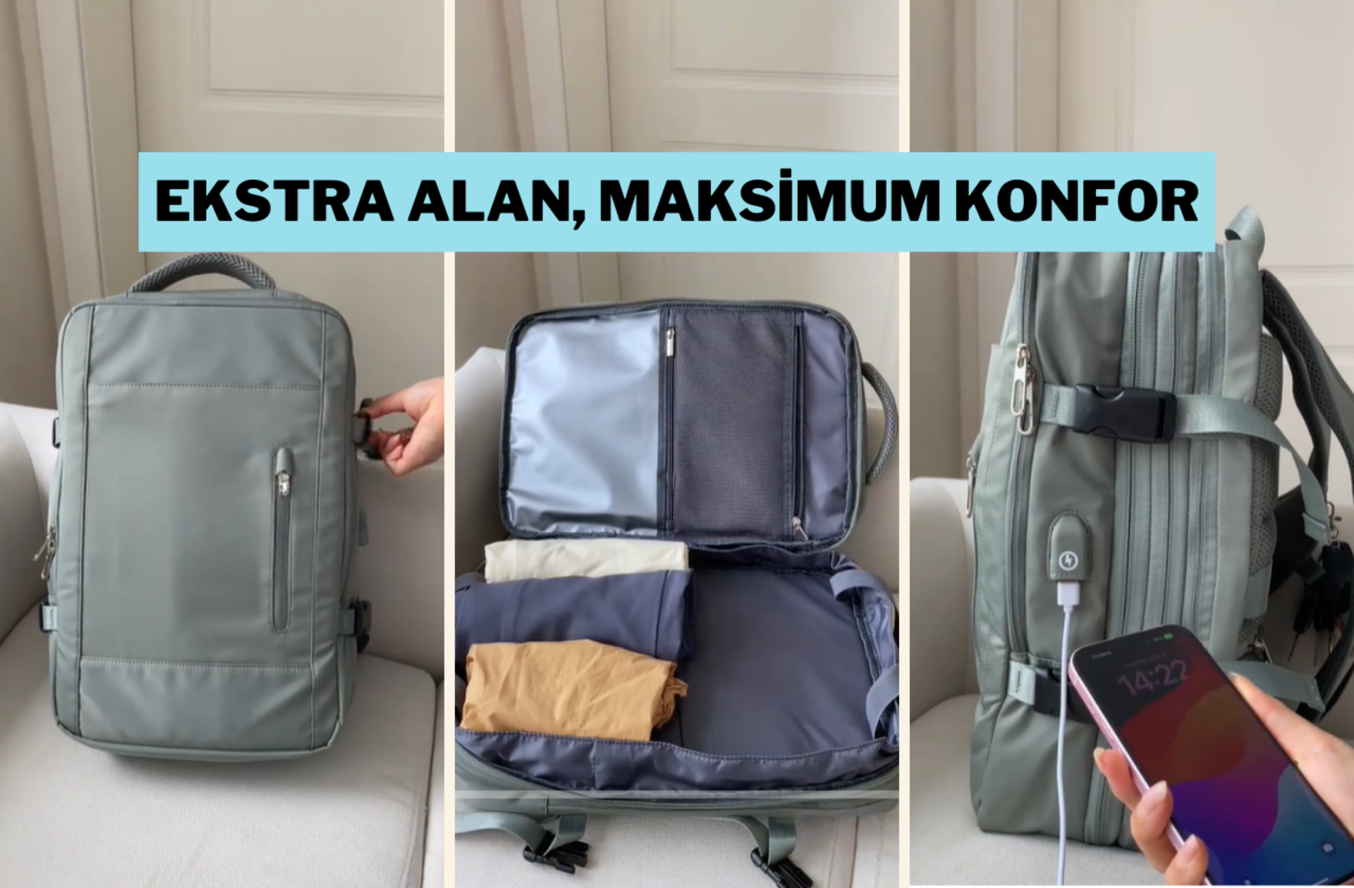 Hafif, şık ve kullanışlı! TikTok'ta viral olan o sırt çantasını sizin için bulduk