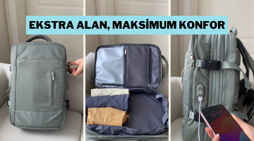 Hafif, şık ve kullanışlı! TikTok'ta viral olan o sırt &ccedil;antasını sizin i&ccedil;in bulduk