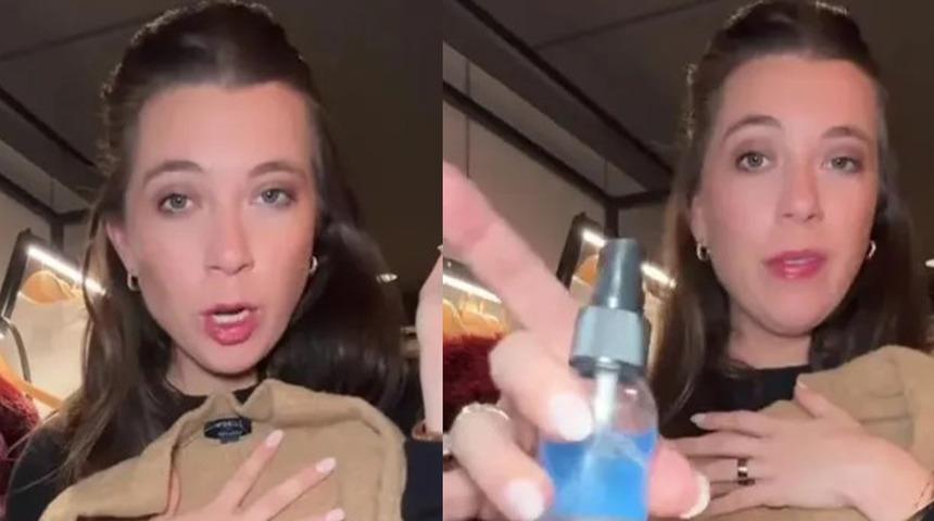 Çamaşırlarını yıkamak yerine bu yöntemi kullanıyormuş! 'Gerçekten işe yarıyor' diyerek savundu: "Kokmasını engelliyorum"