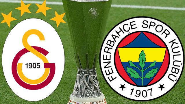 Galatasaray ve Fenerbahçe'ye UEFA Avrupa Ligi'nde müjde! Maçların hepsi simüle edildi...