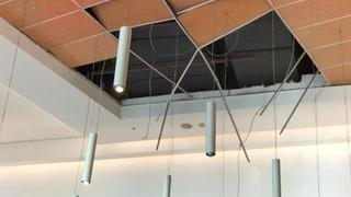 Bursa'da AVM'de korku dolu anlar! Tavan çöktü, yemek yiyenler ölümden döndü