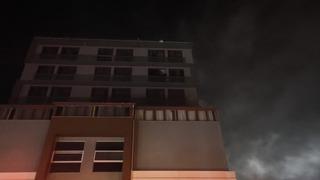 Son dakika: Denizli'de 7 katlı apartmanda yangın! Mahsur kalanlar itfaiye tarafından tahliye edildi