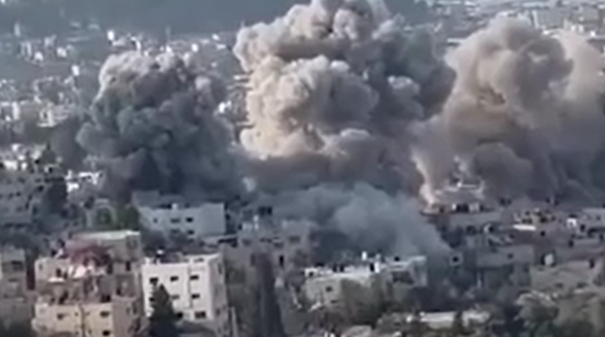 İsrail saldırılarına devam ediyor! Batı Şeria'da binaları bombaladılar