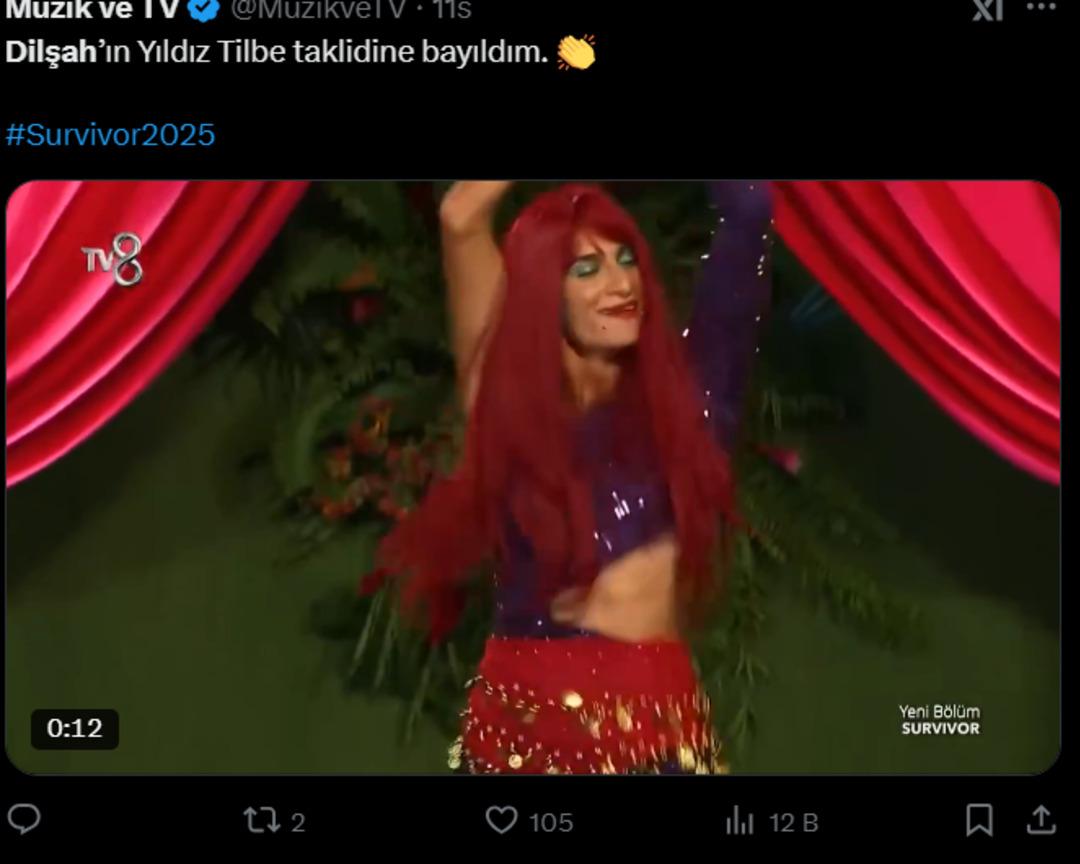Survivor Dilşah, Yıldız Tilbe dansıyla kırdı geçirdi! "Gülmekten bayılacağım" 1