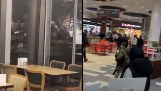 Sandalyeler havada uçuştu! Ataşehir'deki AVM'de meydan savaşı...