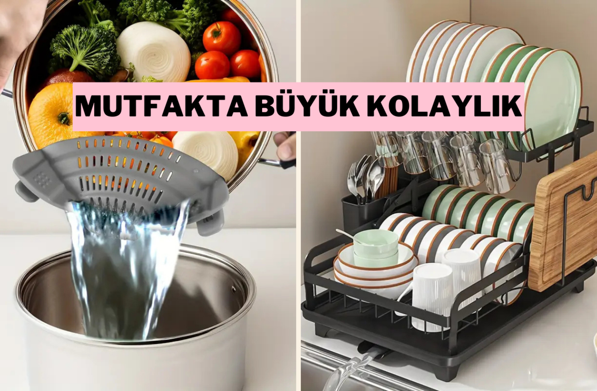 TEMU'dan mutfağınıza pratiklik ve düzen getirecek viral ürünler