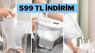 Tek filtreyle 150 litre su ve yılda 5000 TL'den fazla tasarruf! Brita su arıtma sürahisi indirimde